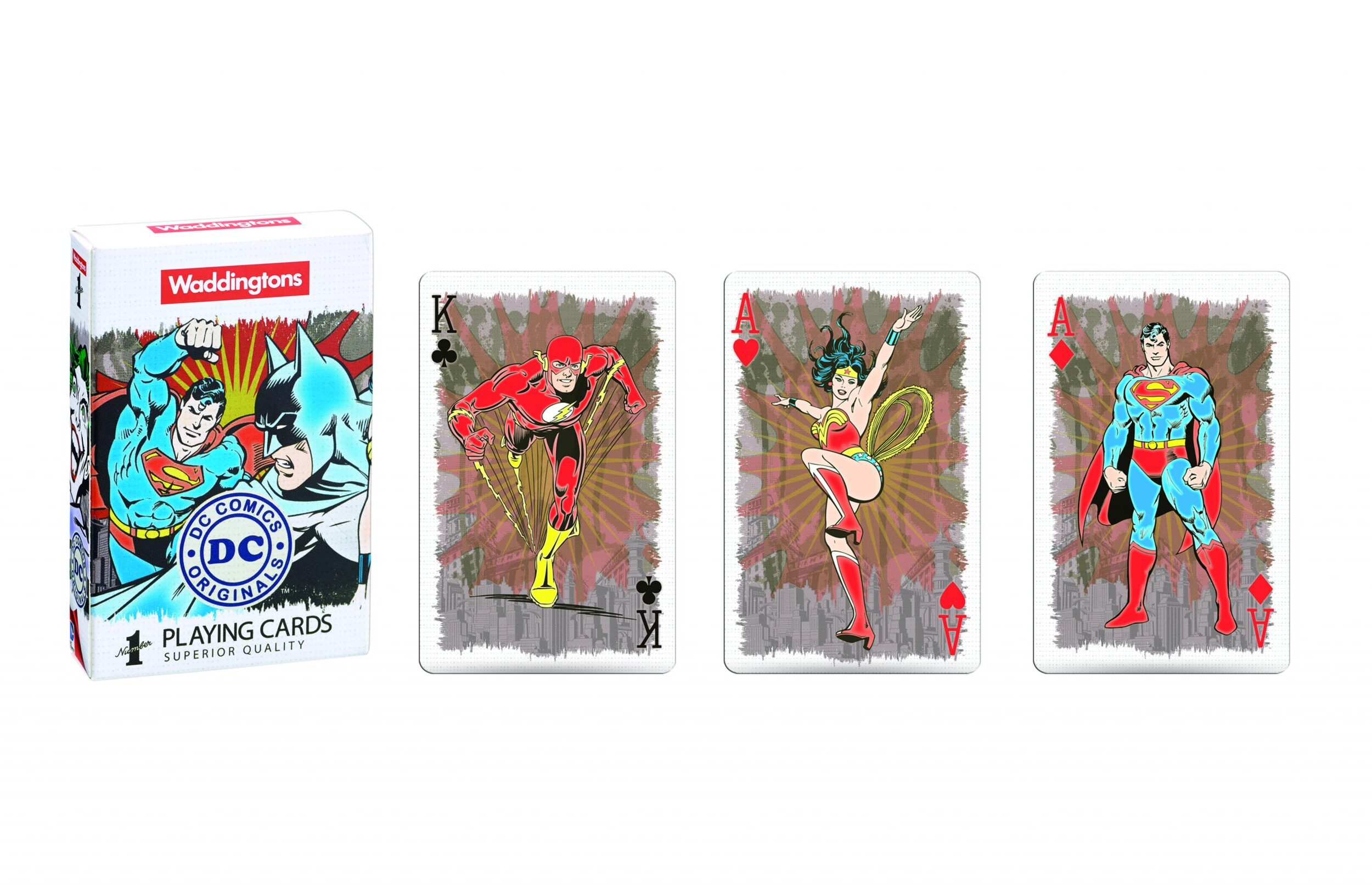 Waddingtons No.1 - DC Comics Retro Playing Cards