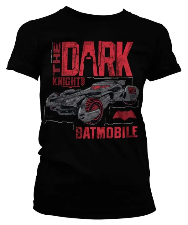 Dark Knight Batmobile Girly Tee