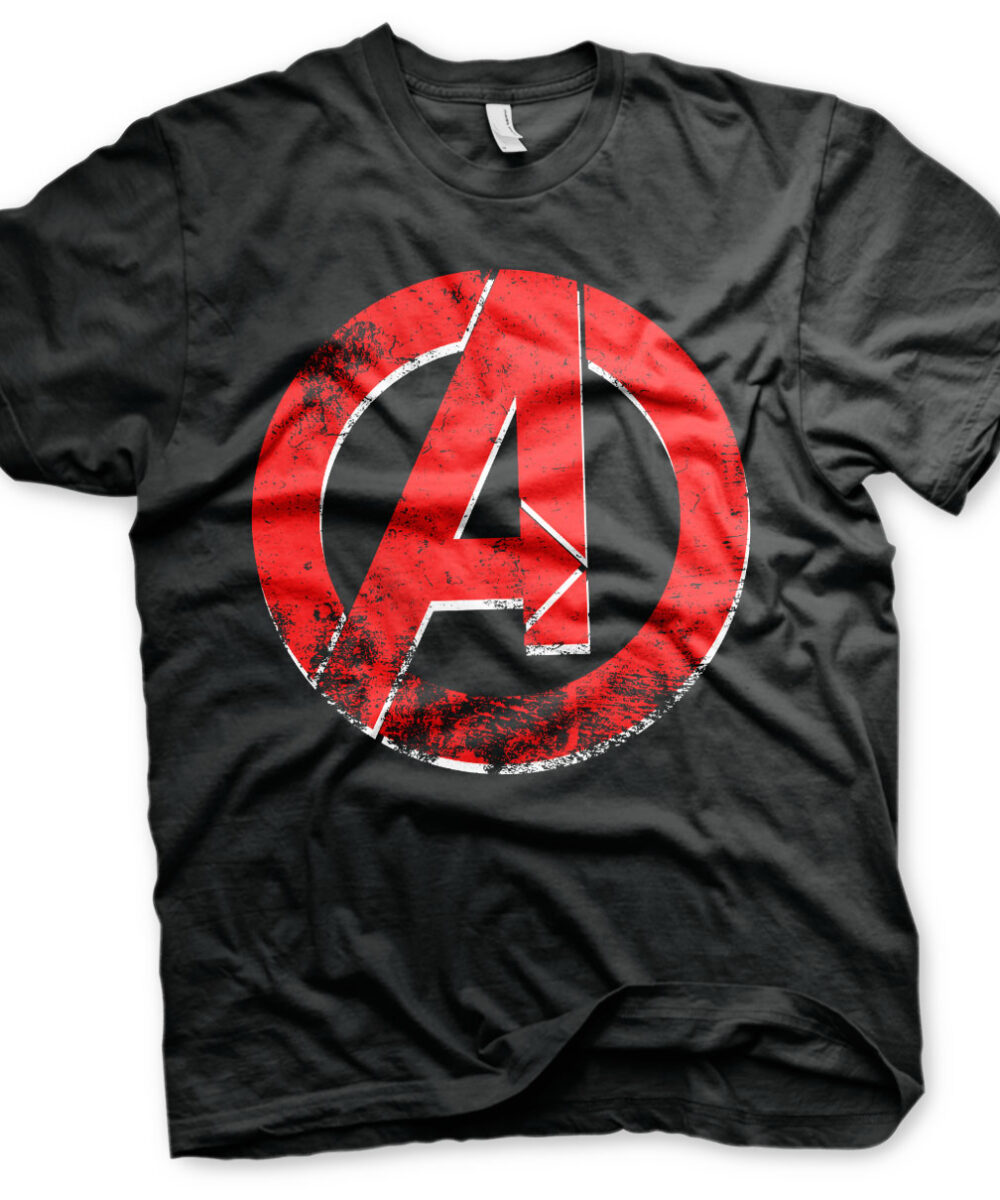 The Avengers Distressed A Logo T-Shirt