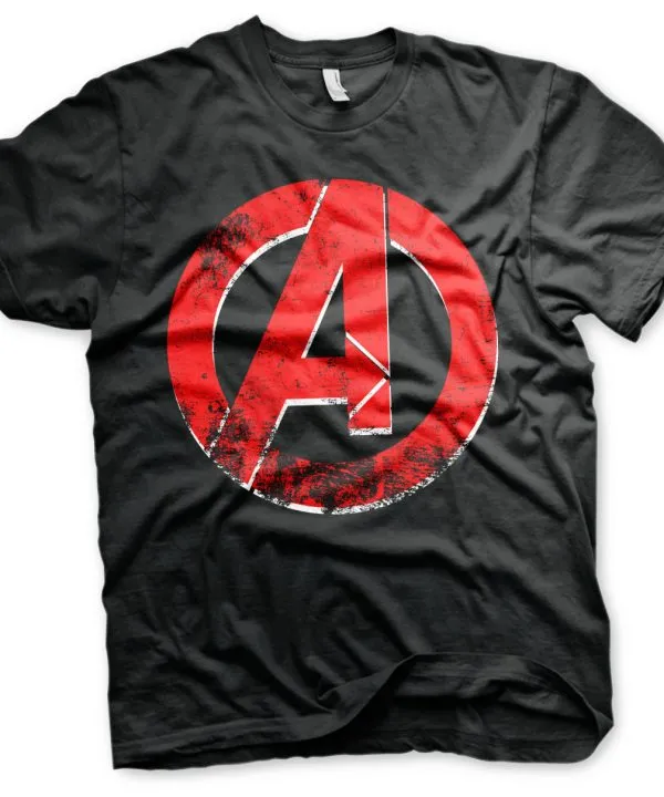 The Avengers Distressed A Logo T-Shirt