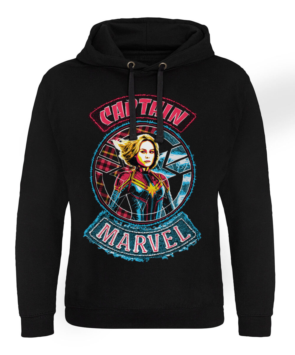 Captain Marvel Patch Hoodie