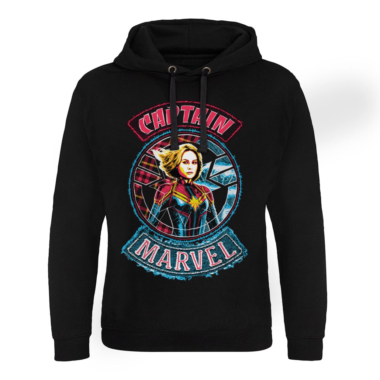 Captain Marvel Patch Hoodie