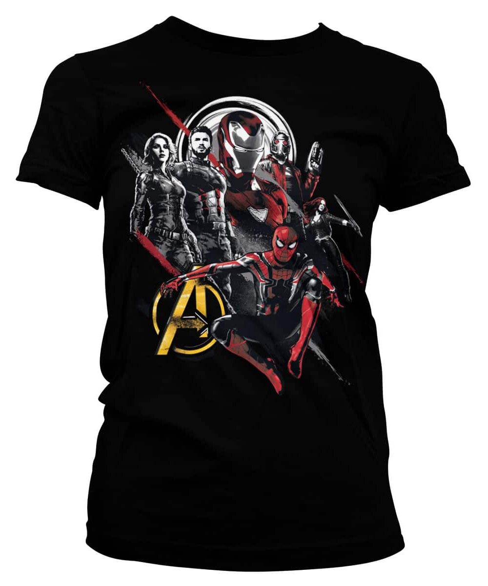 The Avengers Heroes Girly Tee