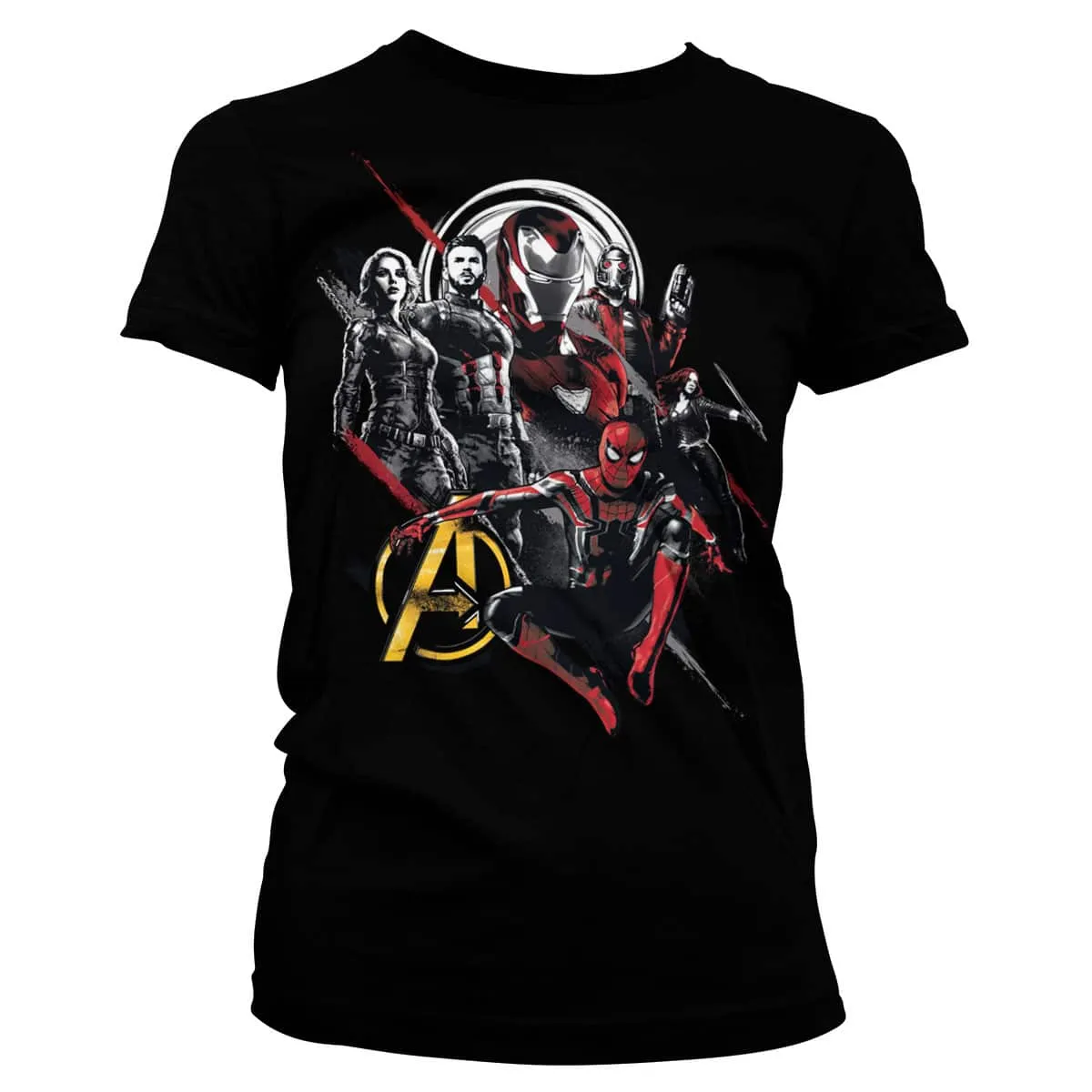 The Avengers Heroes Girly Tee