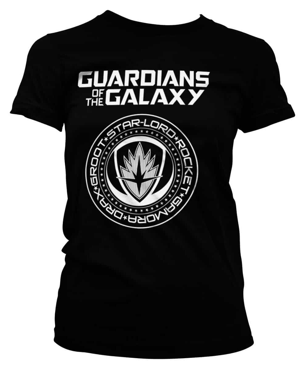 Guardians Of The Galaxy Shield Girly Tee