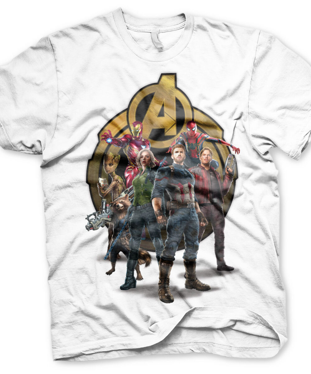 The Avengers Infinity War Team Up T-Shirt