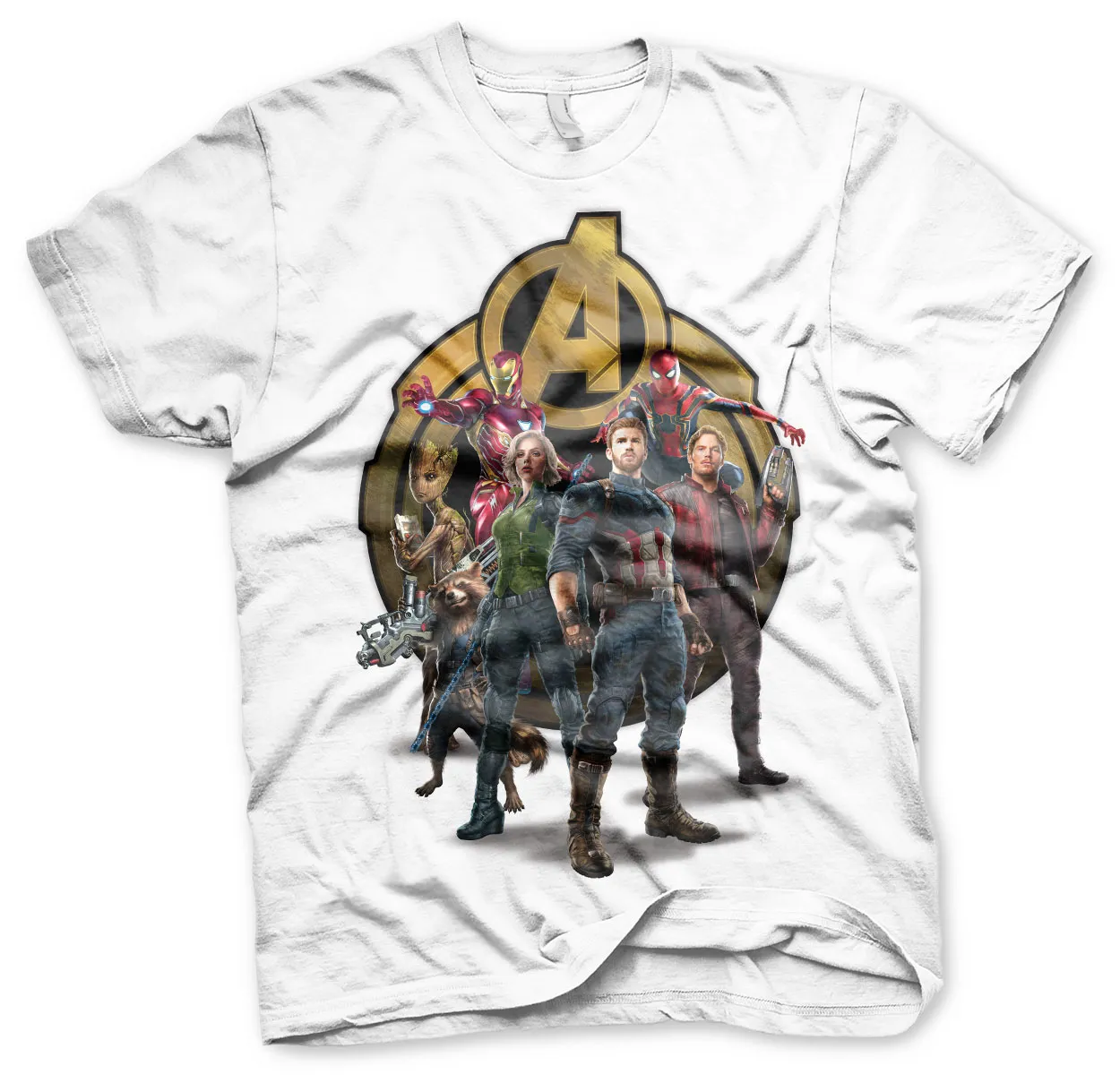 The Avengers Infinity War Team Up T-Shirt