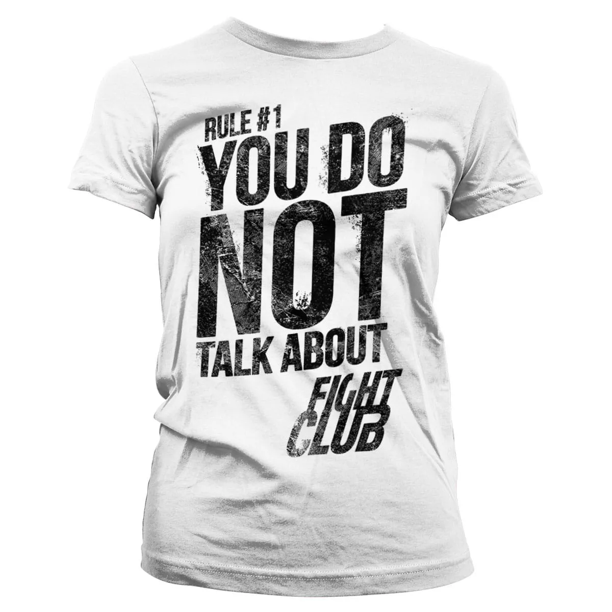 Fight Club - Rule #1 Don't Talk About Fight Club Girly Tee