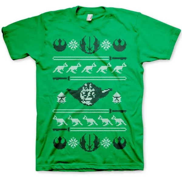 Star Wars Yodas X-Mas Knit T-Shirt