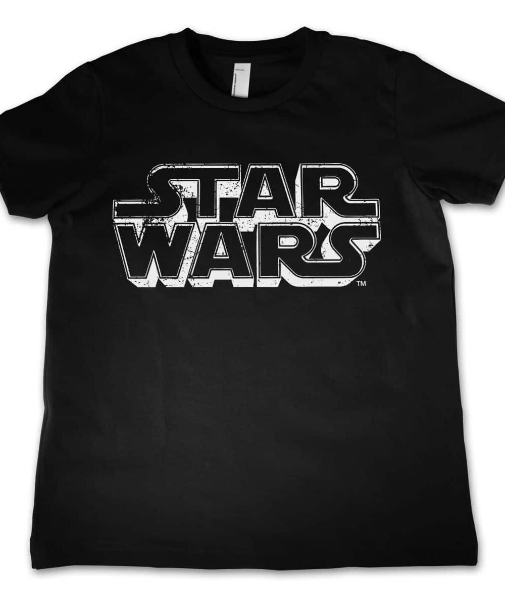 Star Wars Distressed Logo Kids T-Shirt