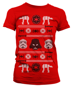 Star Wars AT-AT X-Mas Knit Girly T-Shirt