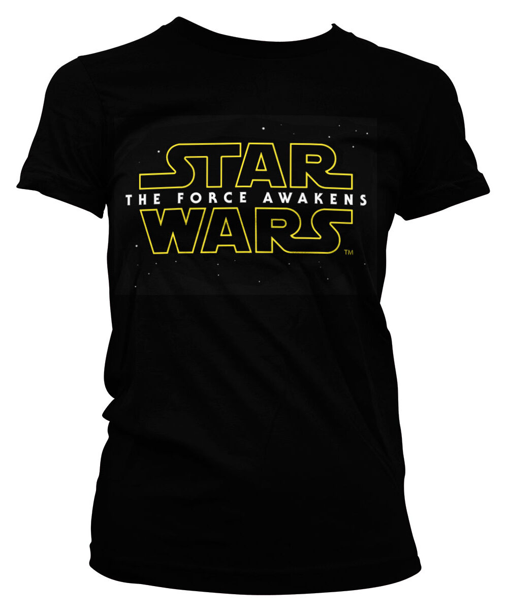 The Force Awakens Logo Girly Tee