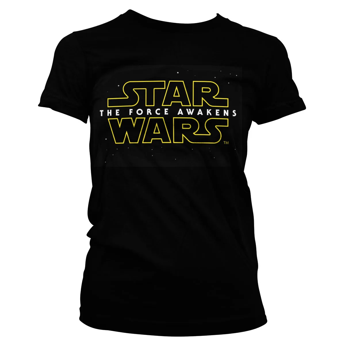 The Force Awakens Logo Girly Tee