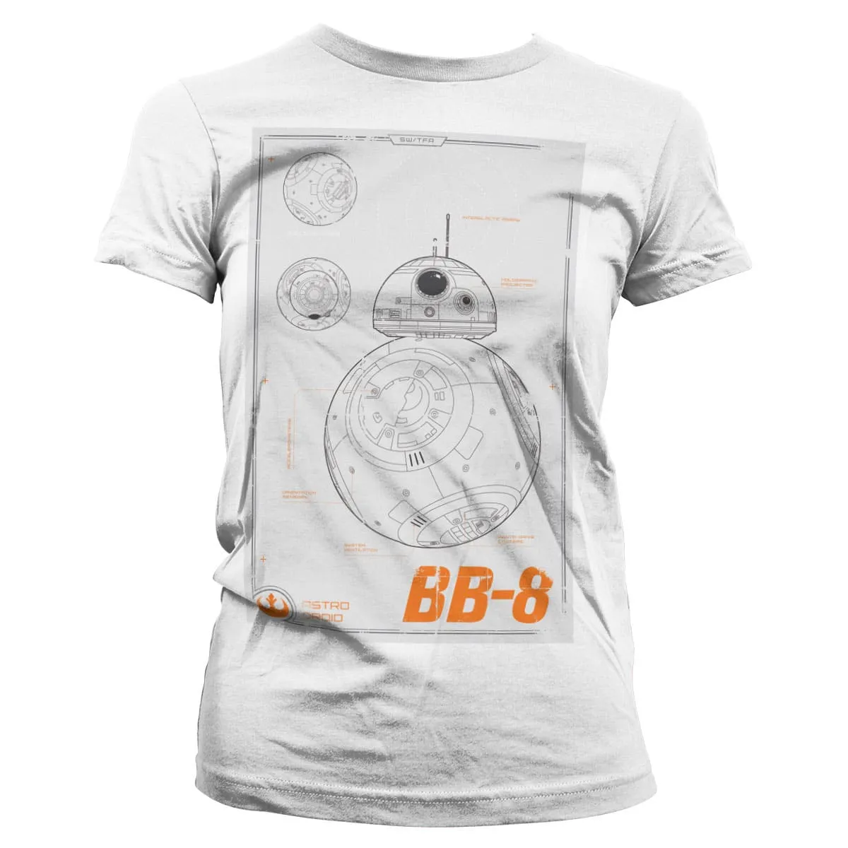 BB-8 Blueprint Girly Tee