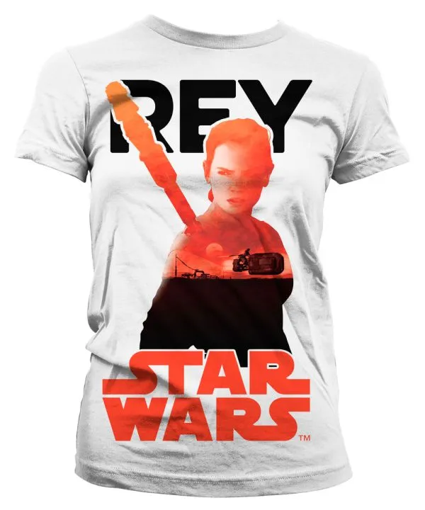 Star Wars Sunset Rey Girly Tee