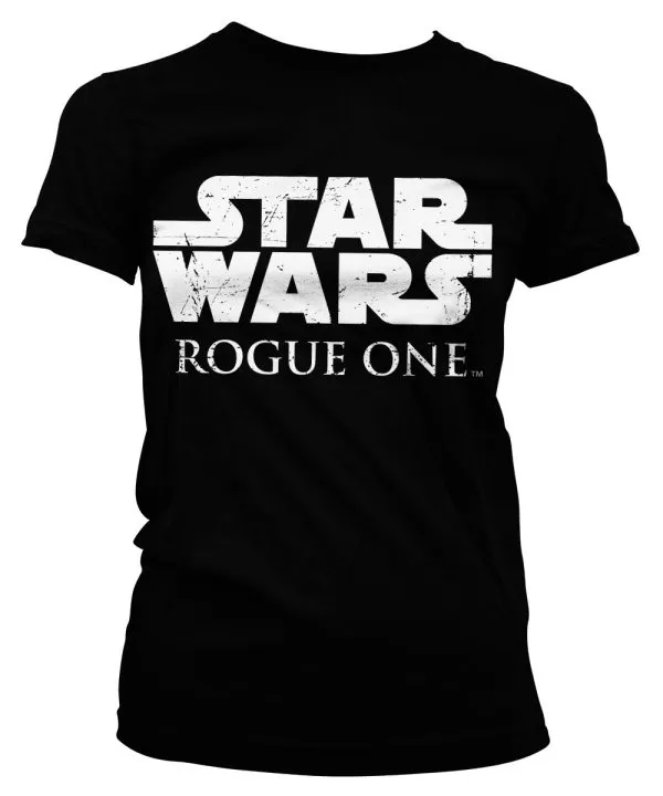 Star Wars Rogue One Logo Girly  T-Shirt