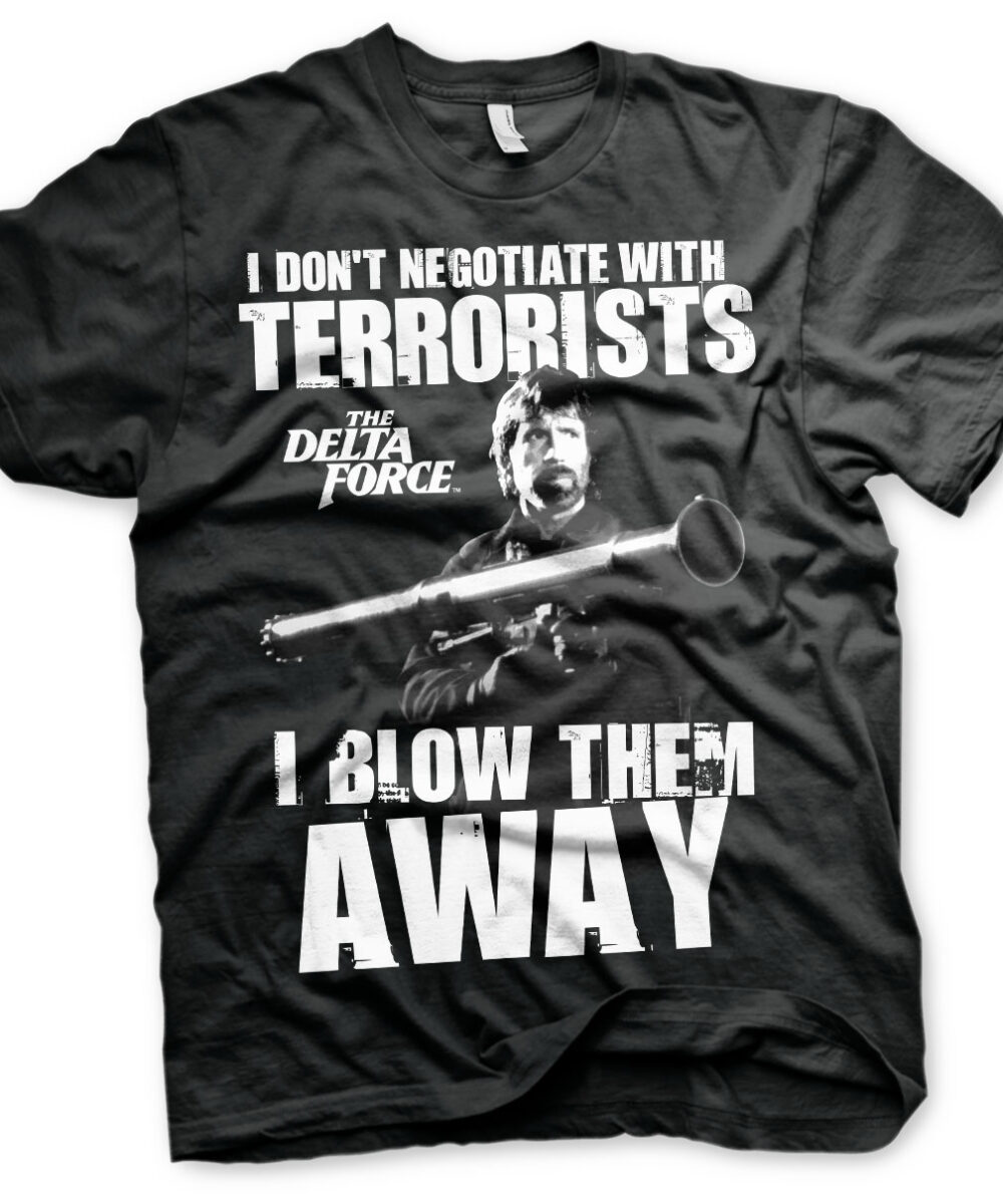Chuck Norris - I Blow Terrorists Away  T-Shirt