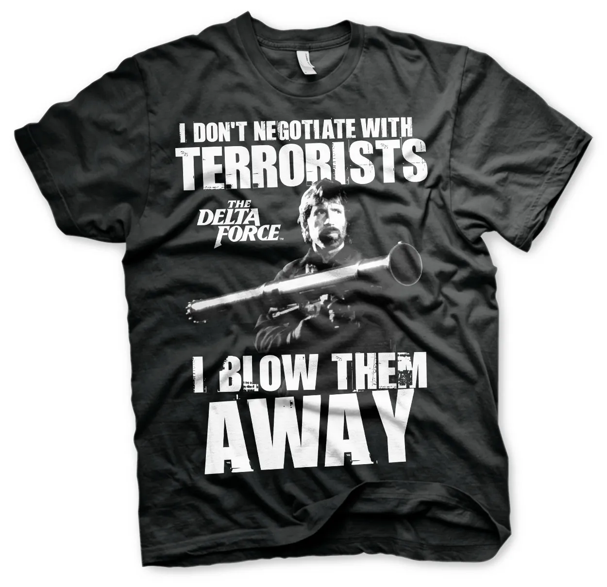 Chuck Norris - I Blow Terrorists Away  T-Shirt