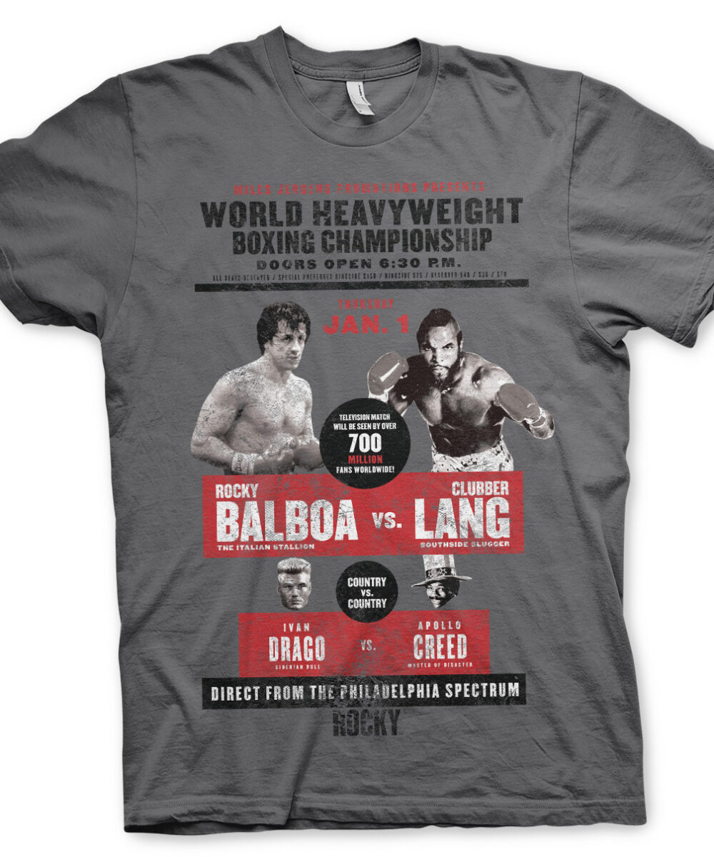Rocky - World Heavyweight Poster T-Shirt