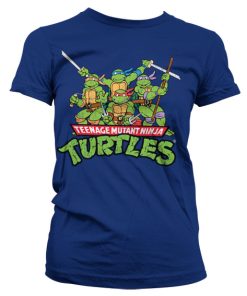 TMNT - Distressed Group Girly T-Shirt