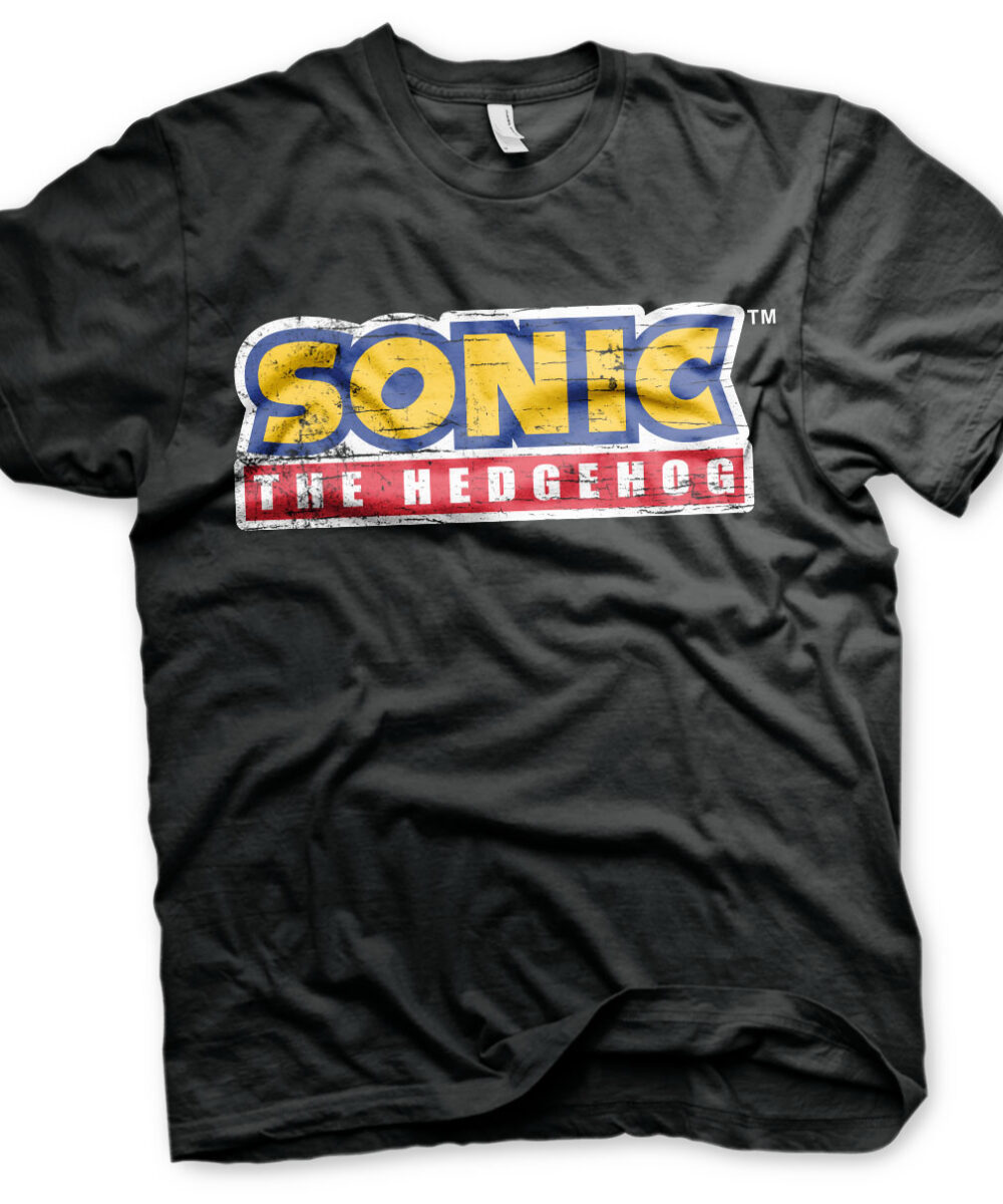 Sonic The Hedgehog Cracked Logo T-Shirt