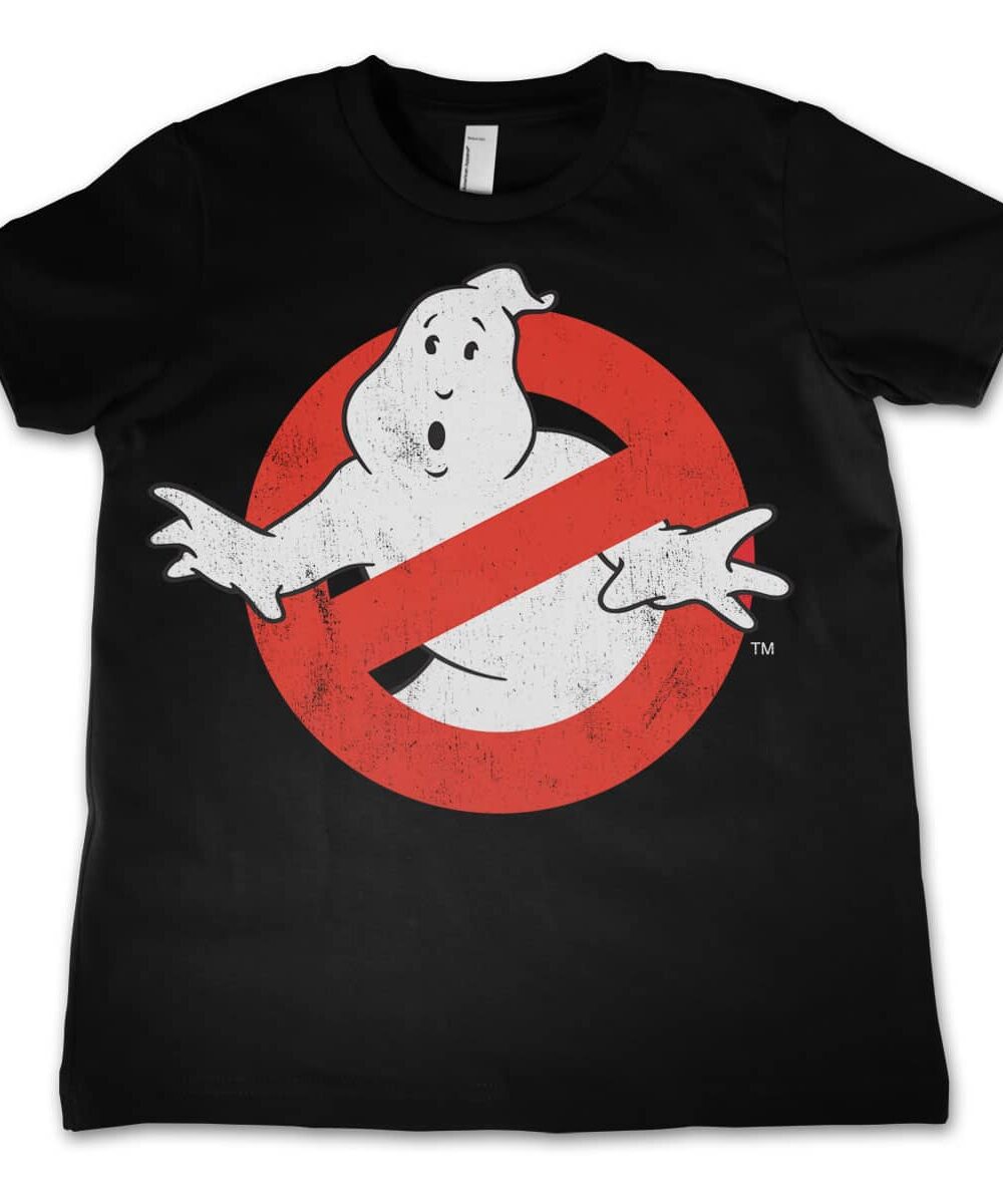 Ghostbusters Distressed Logo Kids T-Shirt