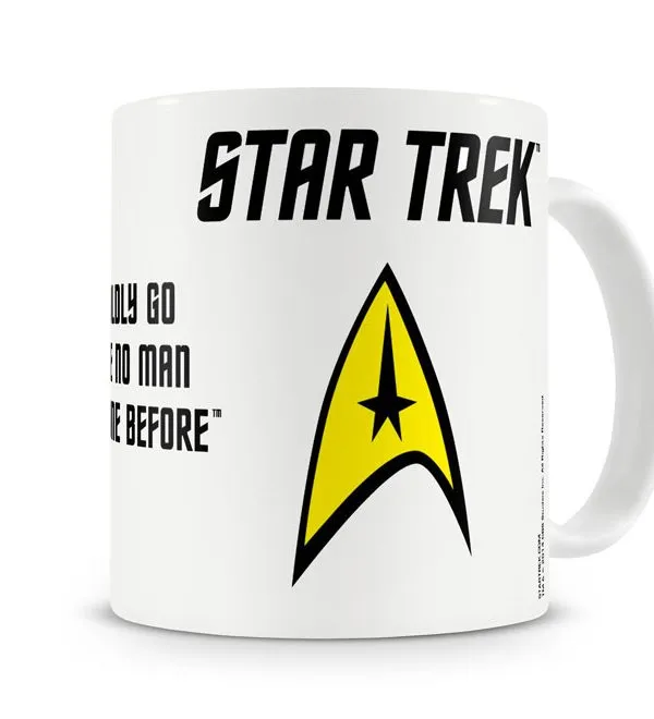 Star Trek Boldly Coffee Mug