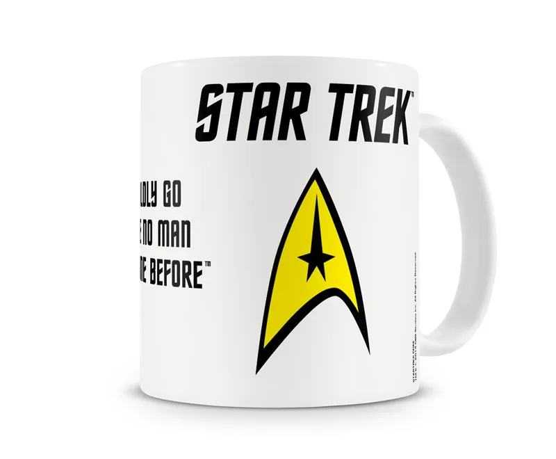 Star Trek Boldly Coffee Mug