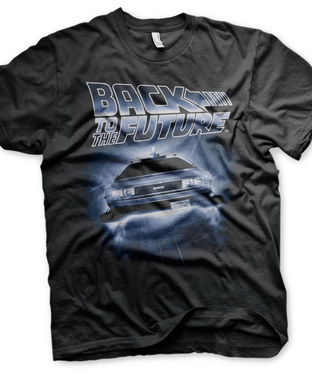 Back To The Future - Flying Delorean T-Shirt