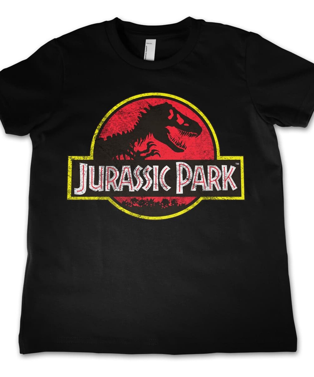 Jurassic Park Distressed Logo Kids T-Shirt