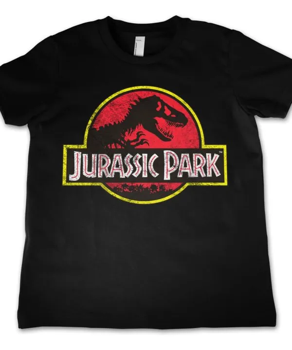 Jurassic Park Distressed Logo Kids T-Shirt