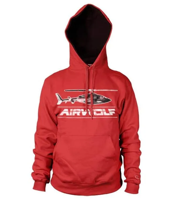 Airwolf Chopper Distressed Hoodie