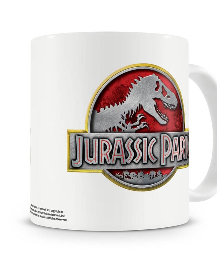 Jurassic Park Metallic Logo Coffee Mug