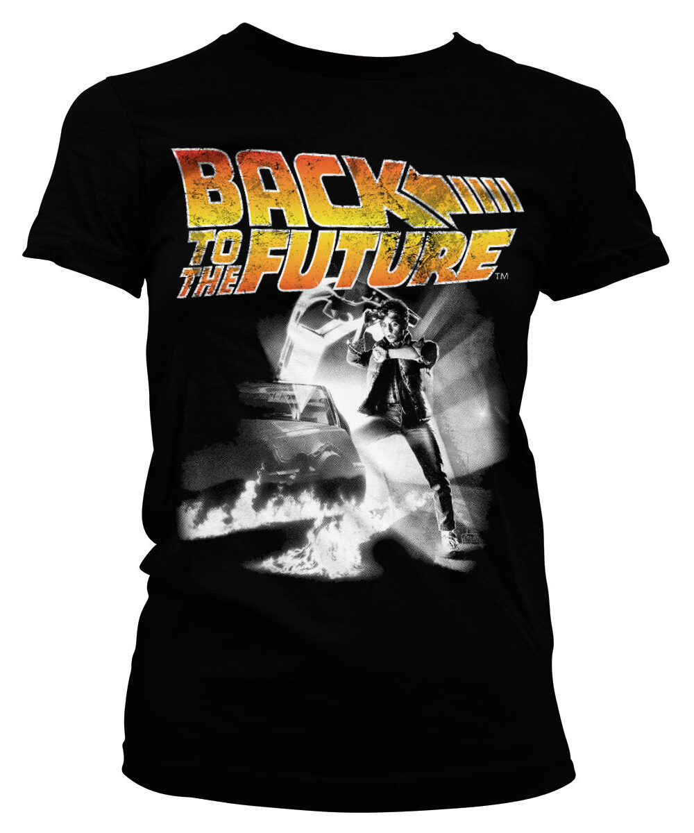Back To The Future Poster Girly Tee