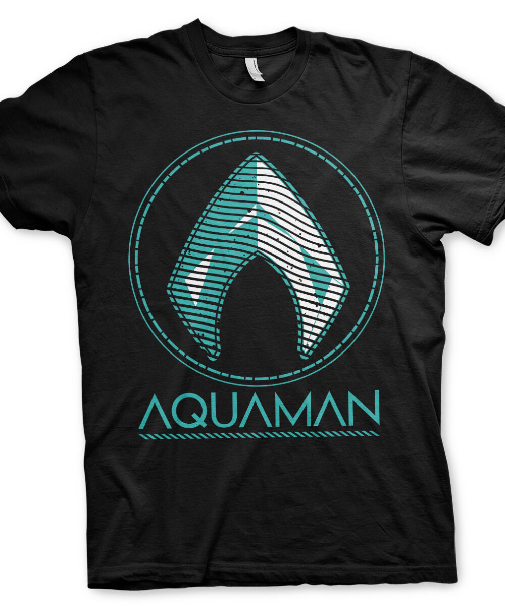 Aquaman - Distressed Shield T-Shirt