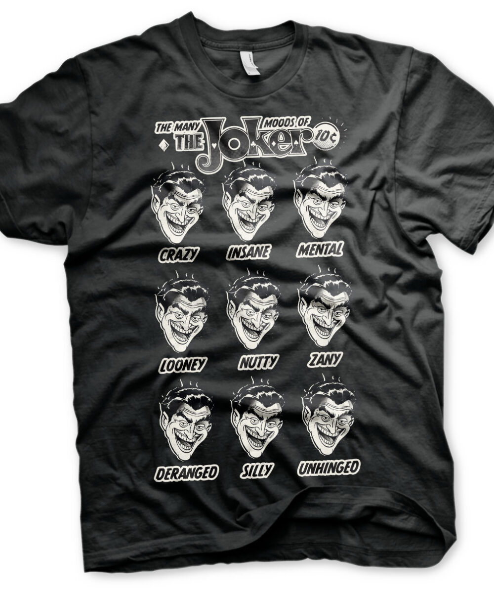 The Many Moods of The Joker T-Shirt