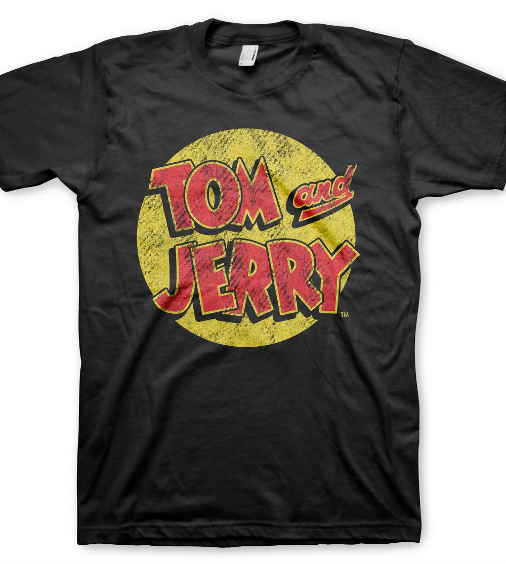 Tom & Jerry Washed Logo T-Shirt