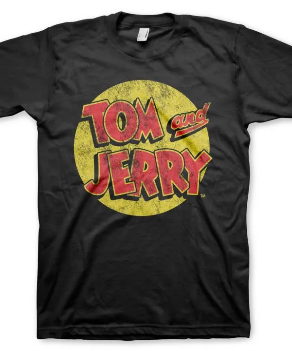 Tom & Jerry Washed Logo T-Shirt