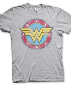 Wonder Woman Distressed Logo T-Shirt