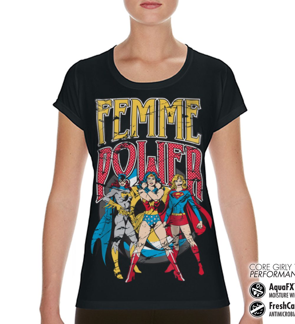 Femme Power Workout Girly Tee
