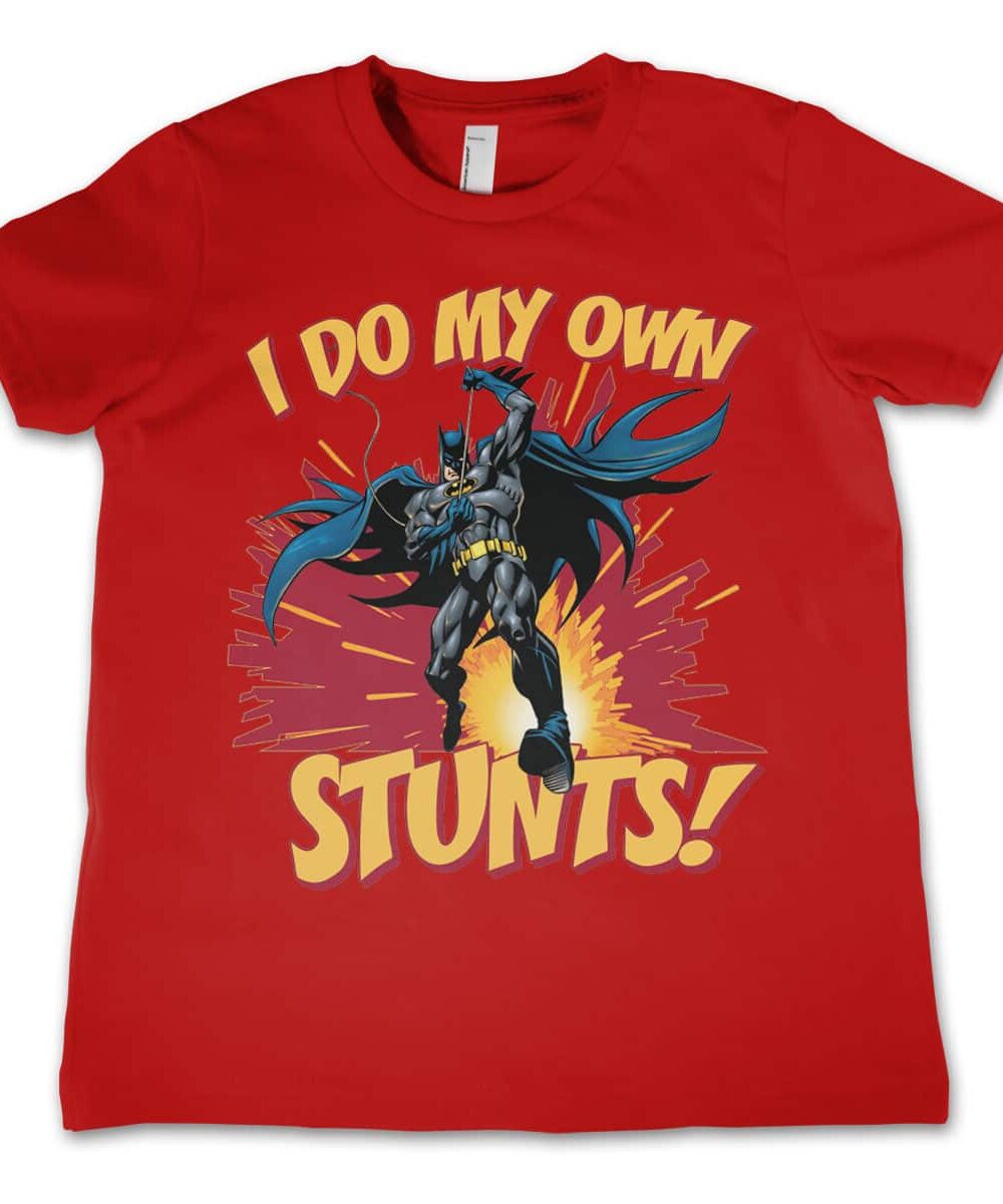 Batman - I Do My Own Stunts Kids T-Shirt