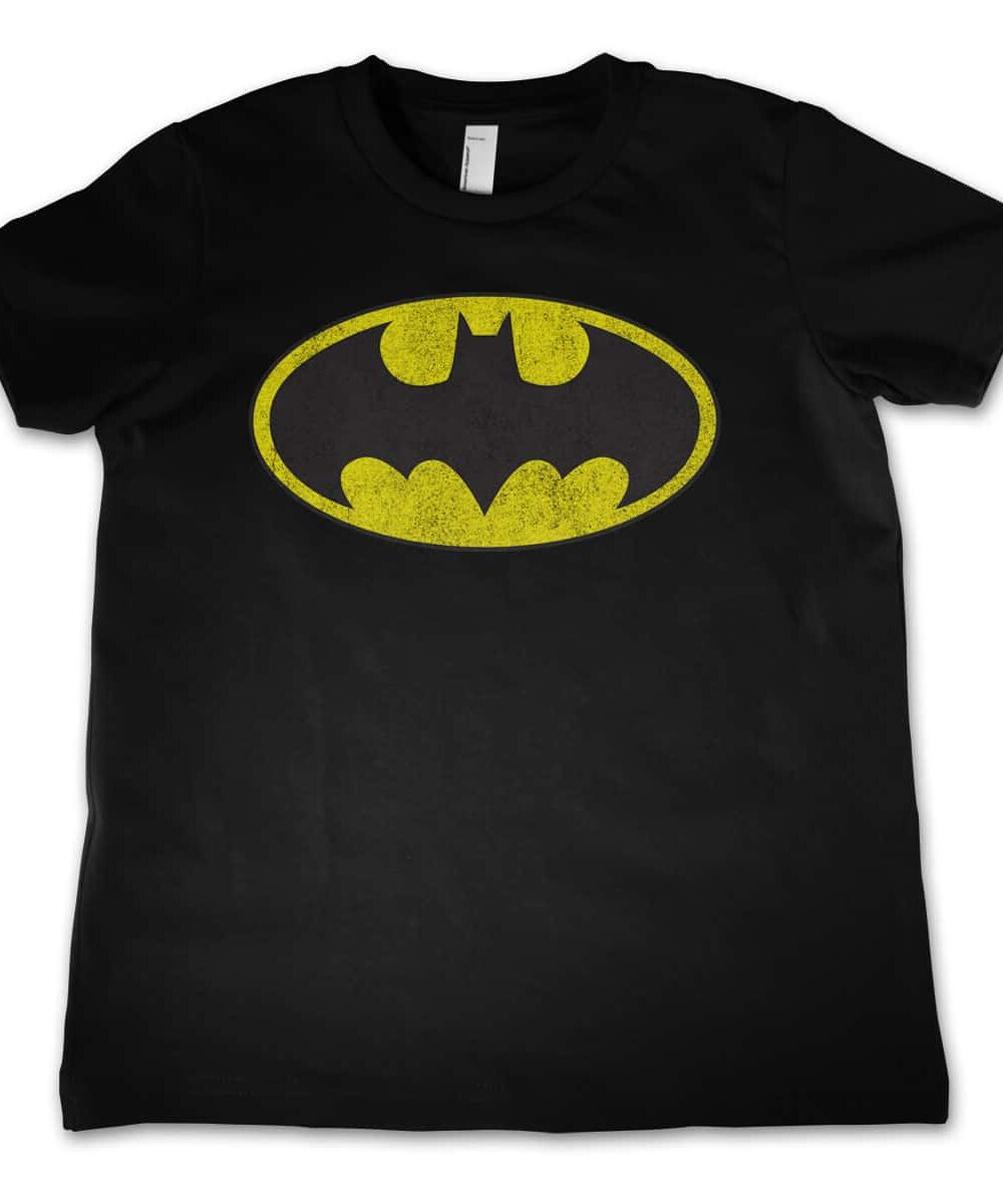 Batman Distressed Logo Kids T-Shirt