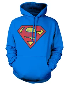 Superman Washed Shield Hoodie