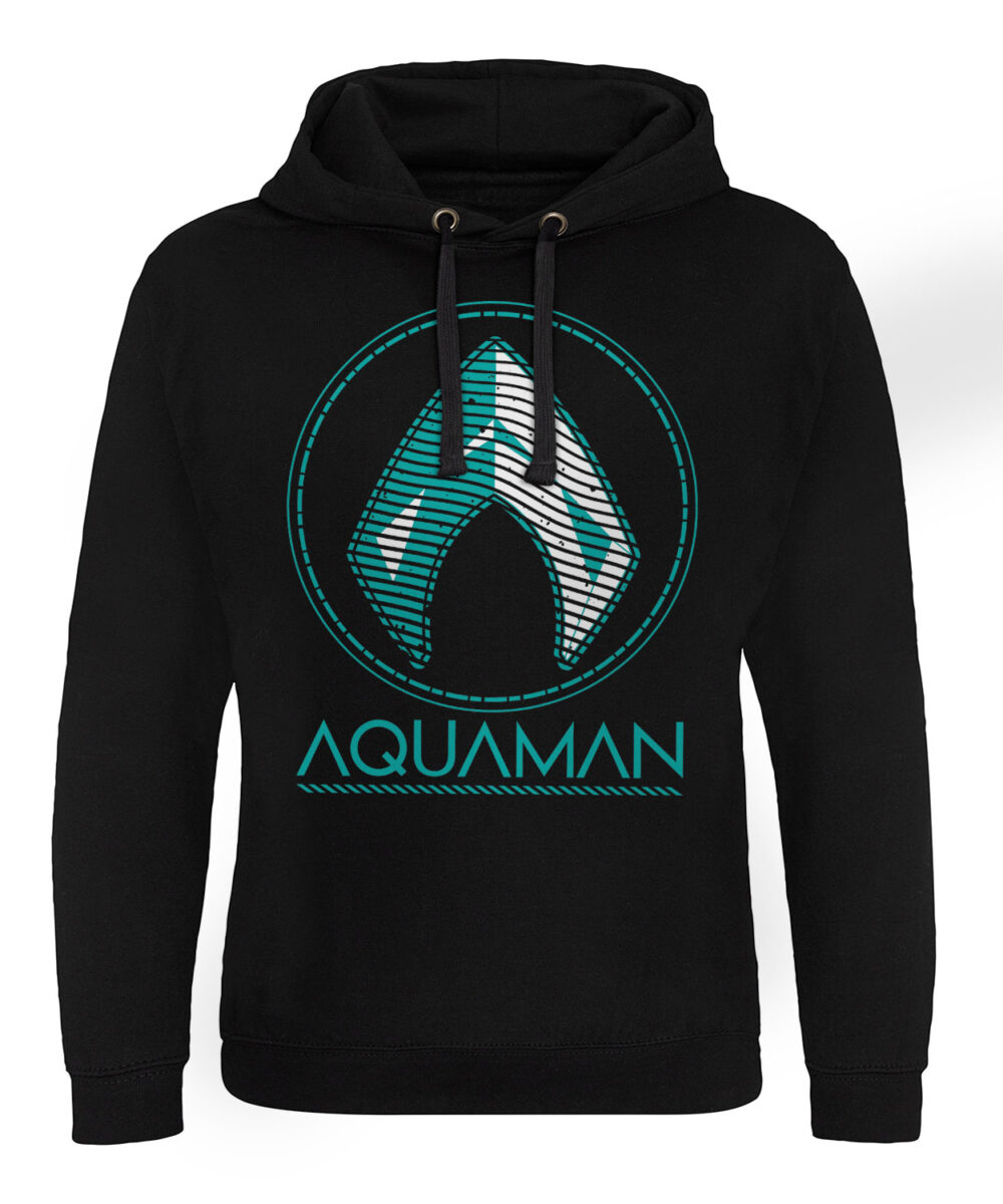 Aquaman - Distressed Shield Hoodie