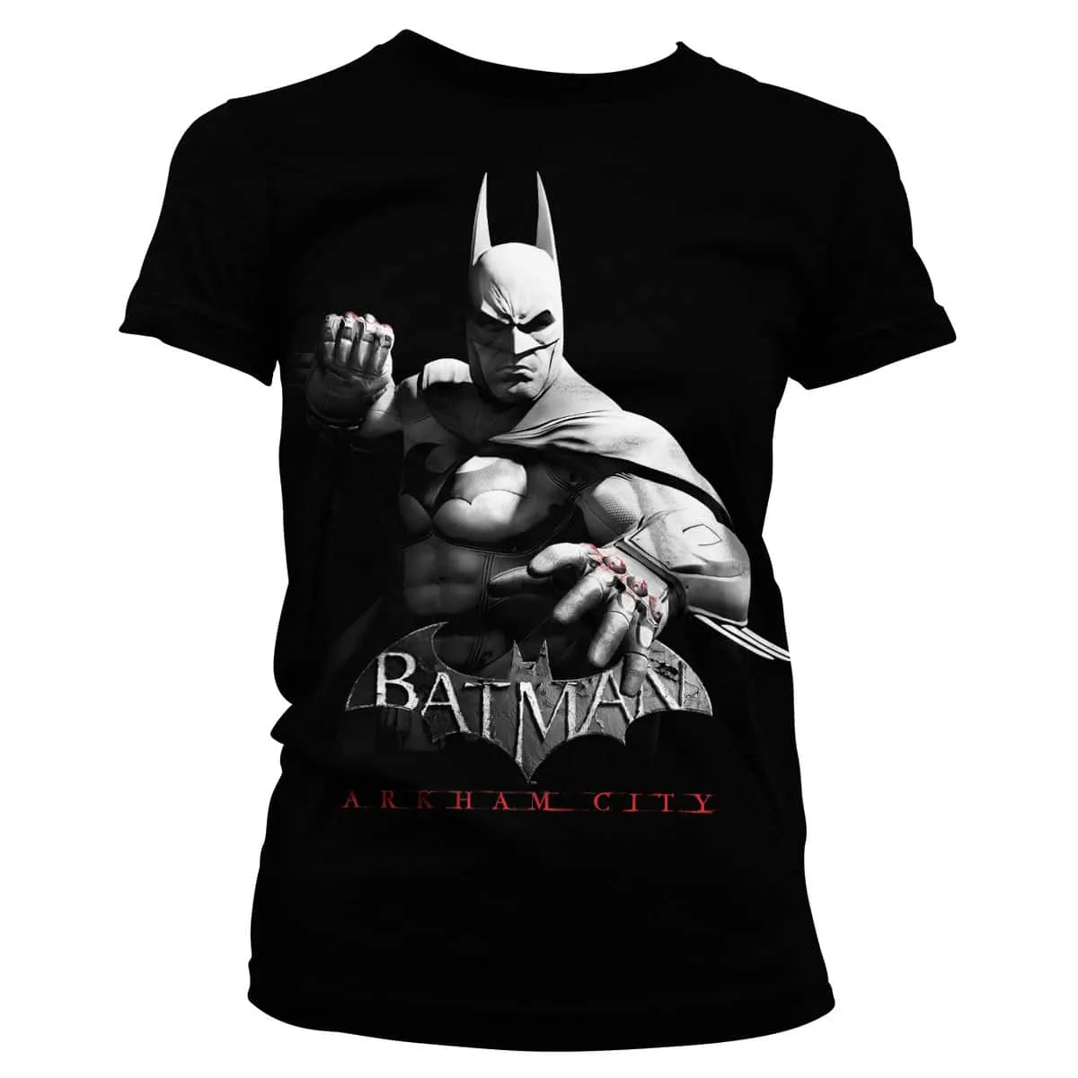 Batman Arkham City Girly Tee