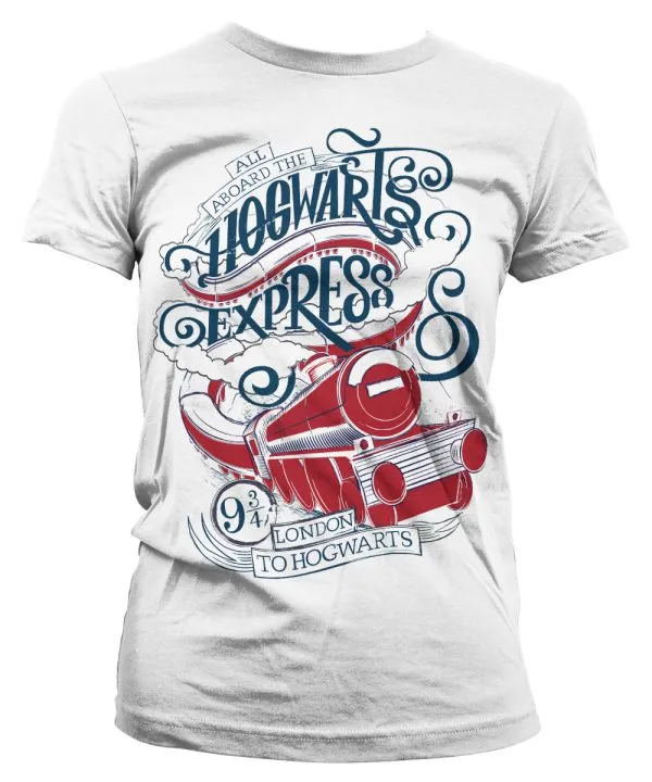 All Aboard The Hogwarts Express Girly Tee