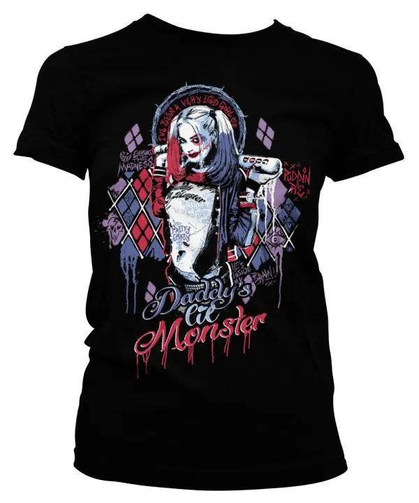 Suicide Squad Harley Quinn Girly Tee