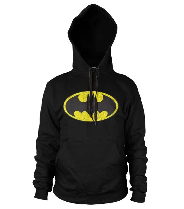 Batman Distressed Logo Hoodie