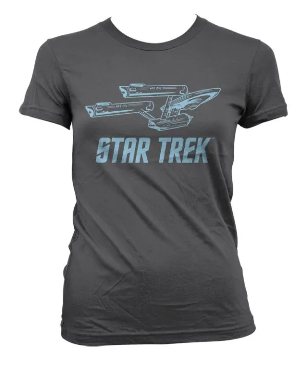 Star Trek / Enterprise Ship Girly T-Shirt