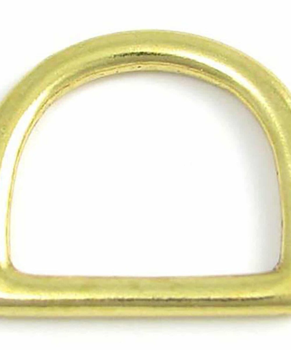 D-ring Solid messing